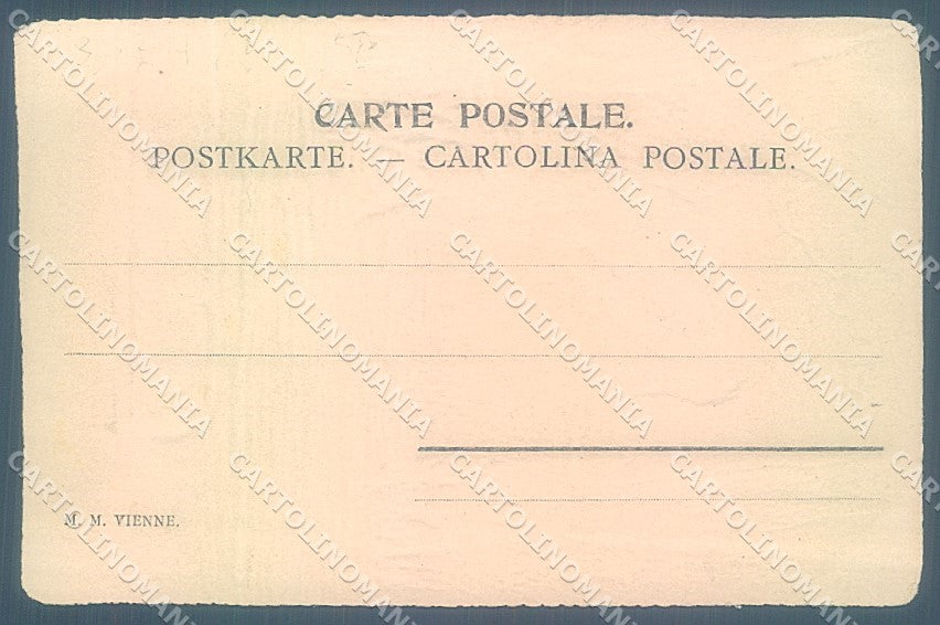 Artist Signed Viennoise M.M. Vienne postcard HR3094 – retro