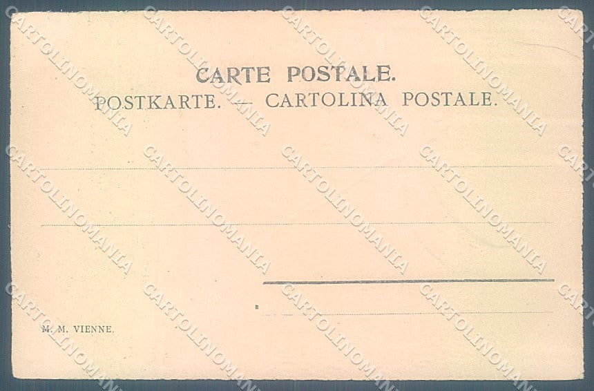 Artist Signed Viennoise M.M. Vienne postcard HR3095 – retro