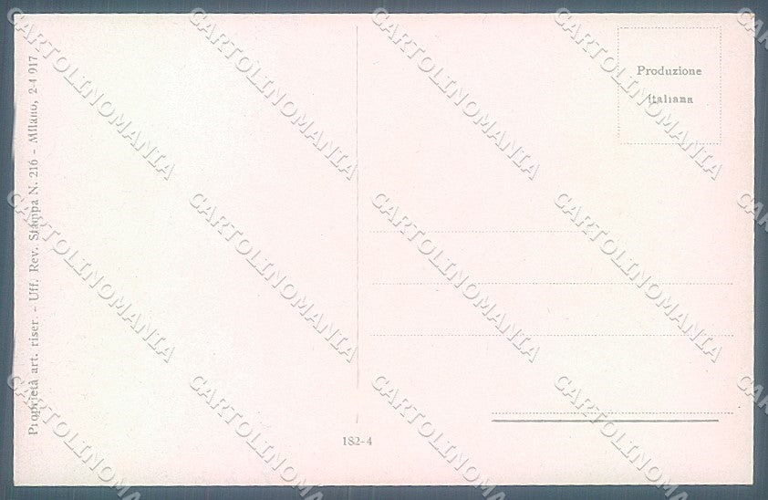Artist Signed Golia Risque Lady serie 182-4 postcard HR3099 – retro