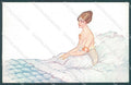 Artist Signed Golia Risque Lady serie 182-6 postcard HR3101 – fronte