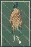 Artist Signed Venturini Glamour Fashion Lady Mode serie 125 pc HR3103 – fronte