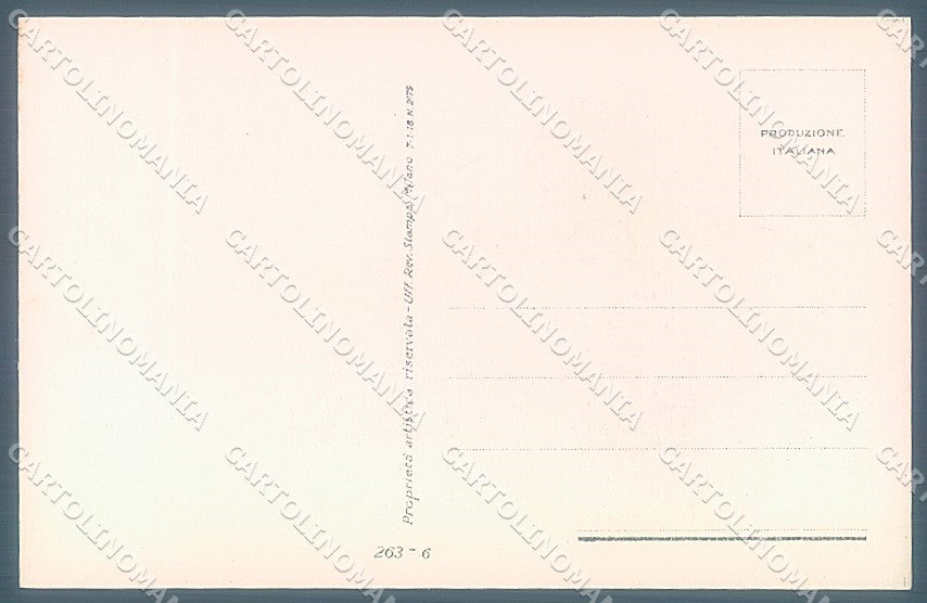 Artist Signed Giametti Child Fashion Hat serie 263-6 postcard HR3117 – retro