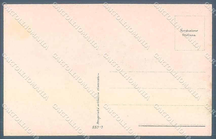 Artist Signed Bianchi Glamour Fashion Lady Mode serie 885-5 postcard HR3131 – retro