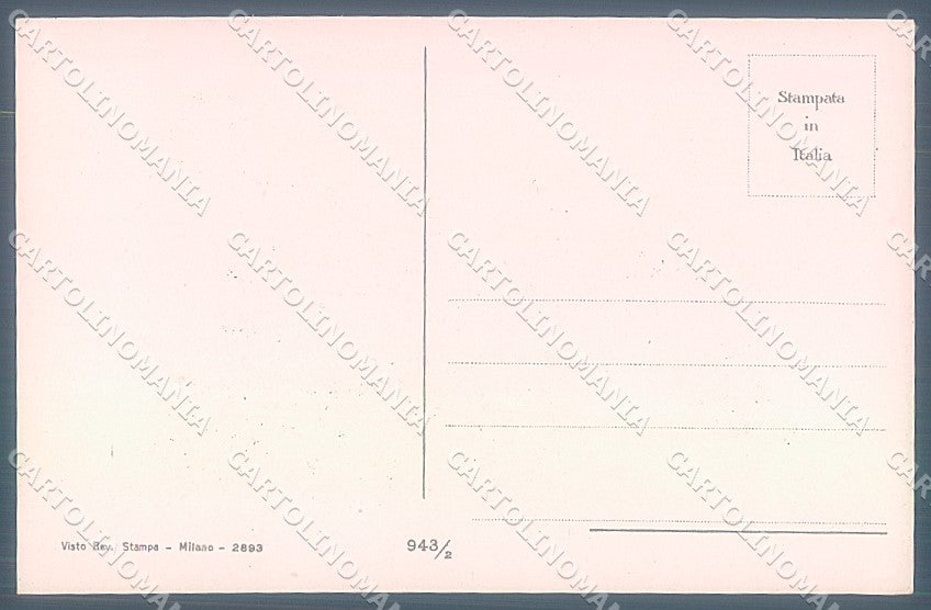 Artist Signed Bianchi Glamour Fashion Lady Mode serie 943-2 postcard HR3136 – retro