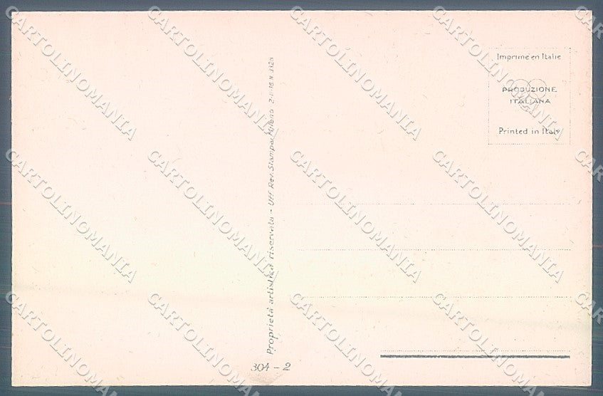 Artist Signed Nanni Fashion Lady Hat serie 304-2 postcard HR3169 – retro