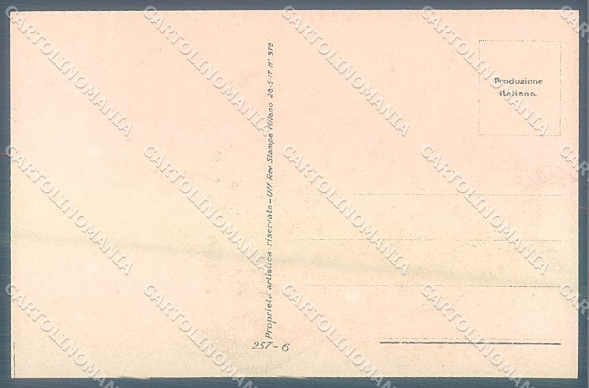 Artist Signed Nanni Fashion Lady Horse serie 257-6 postcard HR3181 – retro