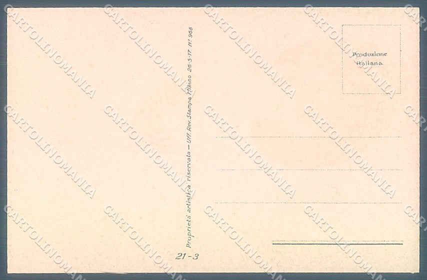 Artist Signed Nanni Fashion Lady Hat serie 21-3 postcard HR3208 – retro