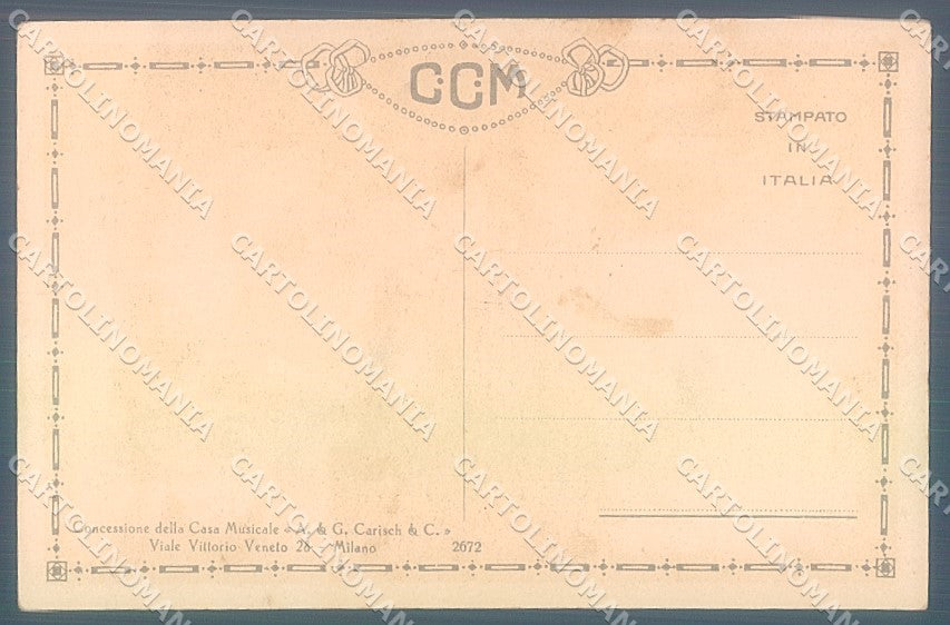 Artist Signed Bertiglia Children Venezia Gondola serie 2672 postcard HR3285 – retro