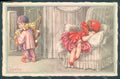 Artist Signed Bertiglia Children Guitar serie 2460 postcard HR3293 – fronte