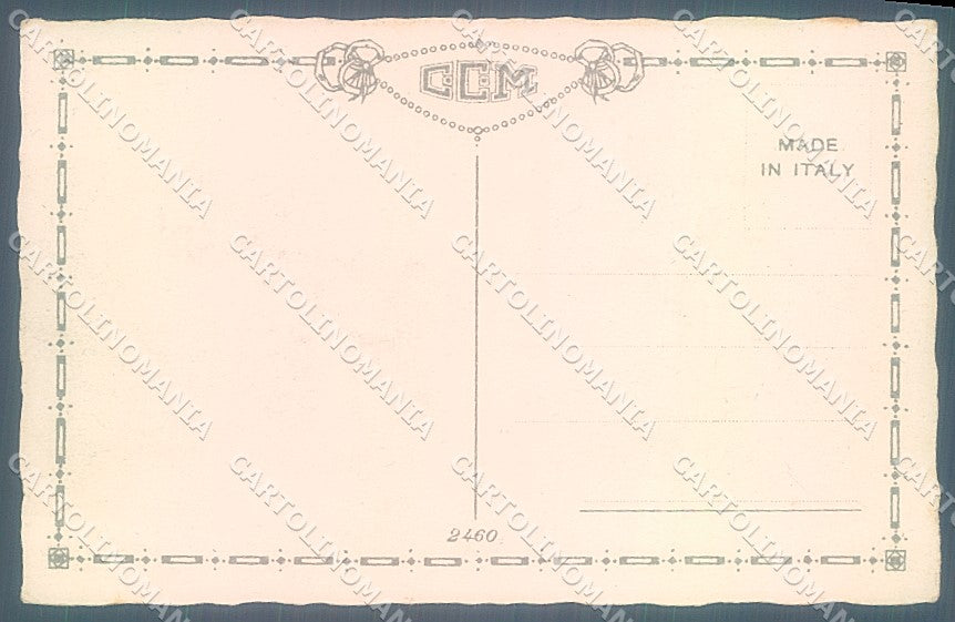Artist Signed Bertiglia Children Guitar serie 2460 postcard HR3293 – retro