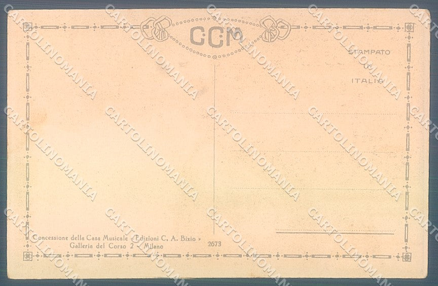 Artist Signed Bertiglia Children Horse Tango Bixio serie 2673 postcard HR3296 – retro