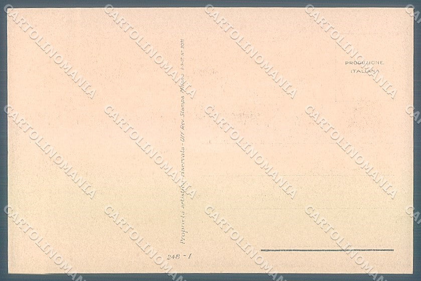Artist Signed Mauzan Lady Romantic Couple serie 248-1 postcard HR3300 – retro