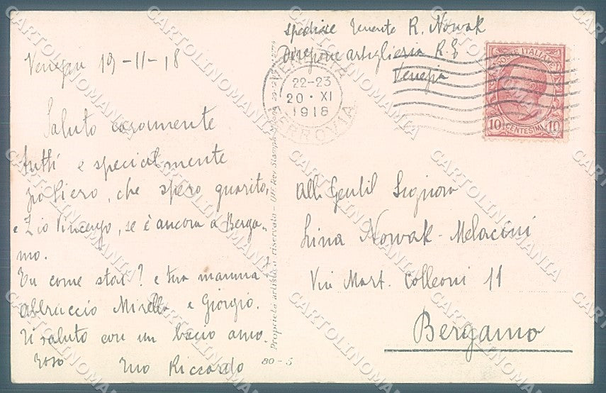 Artist Signed Mauzan Glamour Fashion Lady Mode serie 80-5 postcard HR3342 – retro