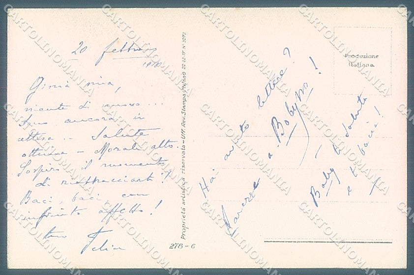 Artist Signed Mauzan Glamour Fashion Lady Mode serie 278-6 postcard HR3345 – retro