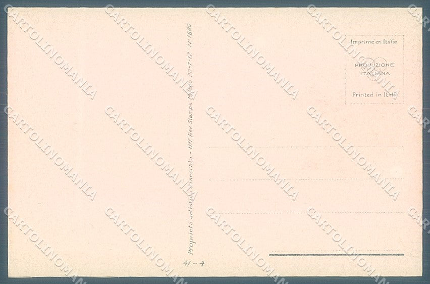 Artist Signed Mauzan Glamour Fashion Lady Mode serie 41-4 postcard HR3378 – retro