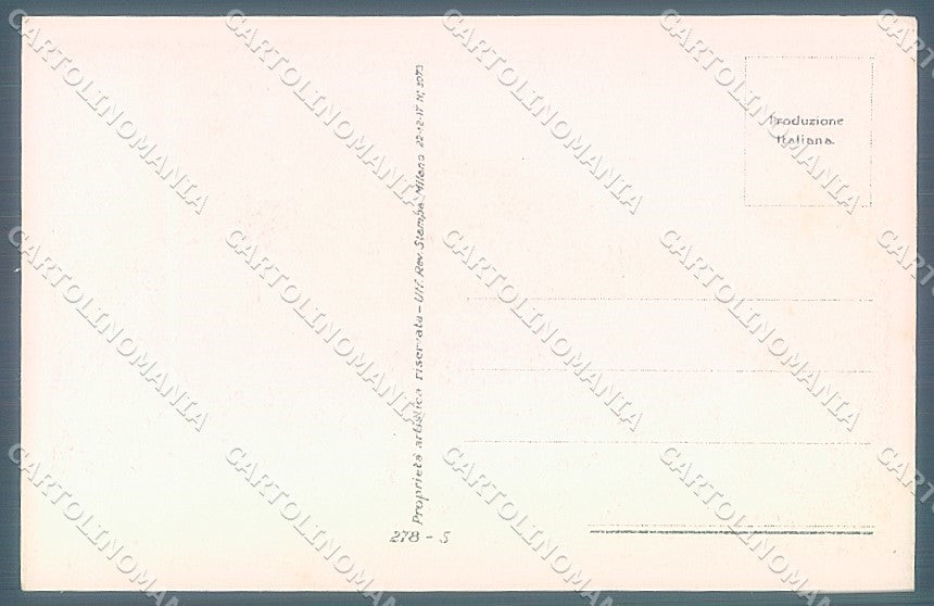 Artist Signed Mauzan Glamour Fashion Lady Mode serie 278-5 postcard HR3397 – retro