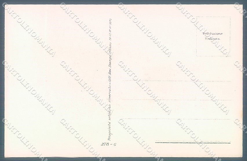 Artist Signed Mauzan Glamour Fashion Lady Mode serie 278-6 postcard HR3398 – retro