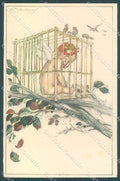 Artist Signed Mauzan Eros Cupid serie 223-1 postcard HR3399 – fronte