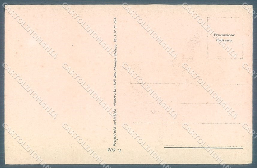 Artist Signed Mauzan Glamour Fashion Lady Mode serie 208-1 postcard HR3405 – retro
