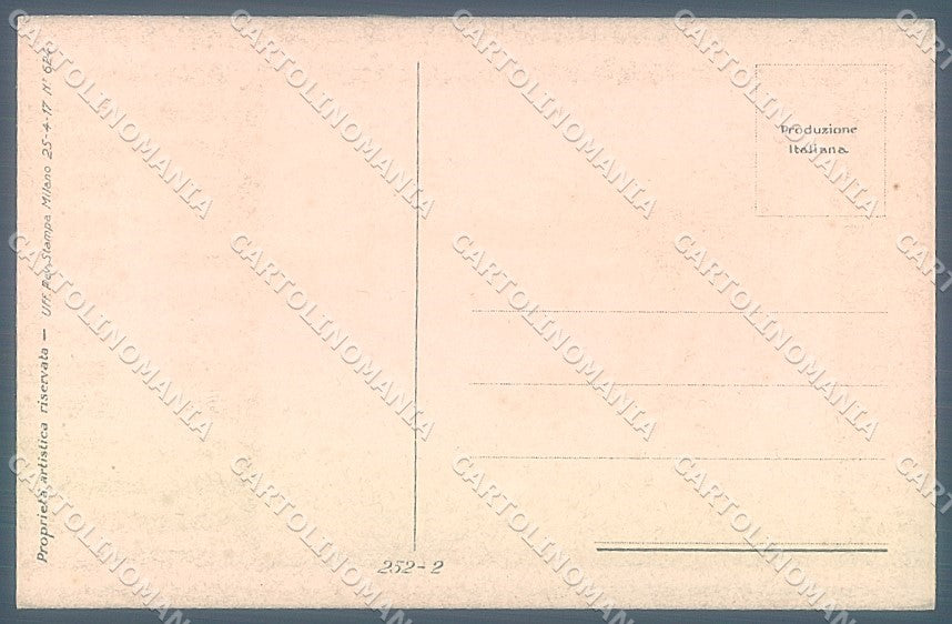 Artist Signed Mauzan Glamour Fashion Lady Mode Hat serie 252-2 postcard HR3418 – retro