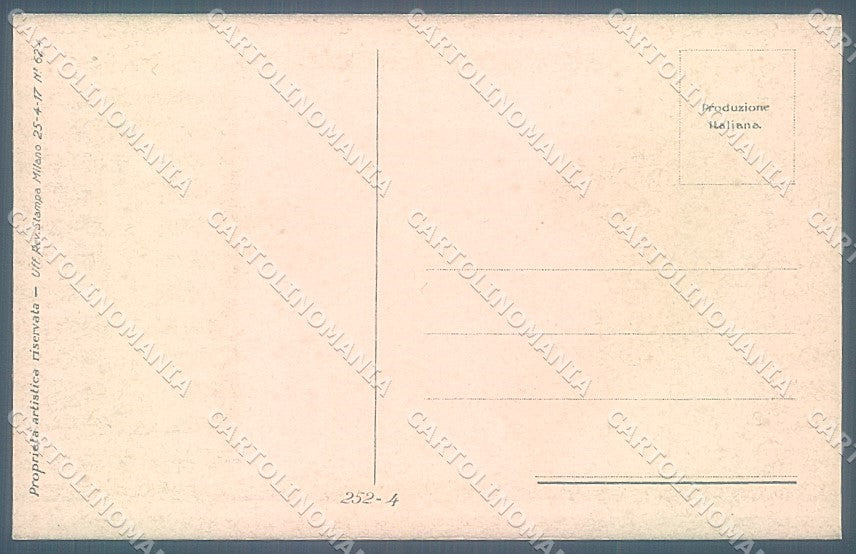 Artist Signed Mauzan Glamour Fashion Lady Mode Hat serie 252-4 postcard HR3420 – retro