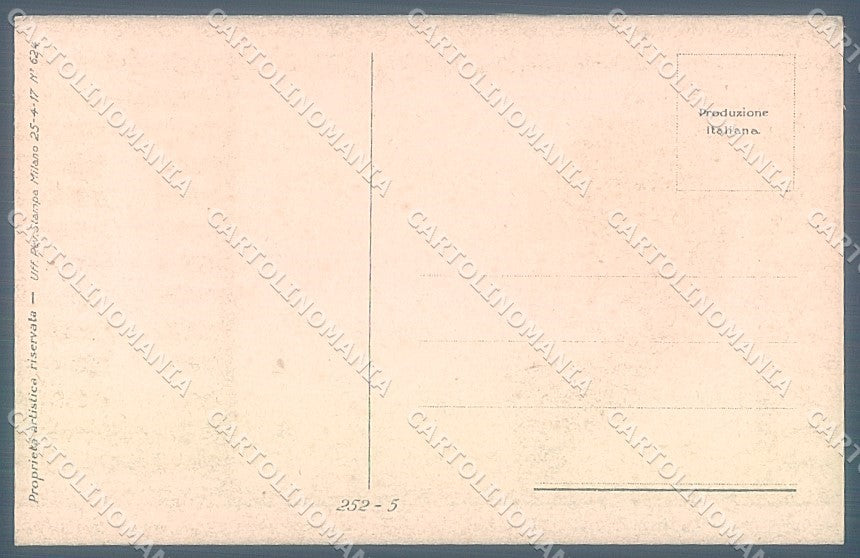 Artist Signed Mauzan Glamour Fashion Lady Mode Hat serie 252-5 postcard HR3421 – retro