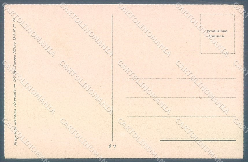 Artist Signed Mauzan Glamour Fashion Lady serie 8-10 postcard HR3436 – retro