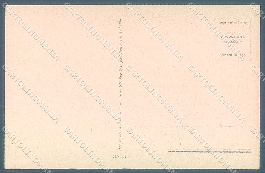 Artist Signed Bompard Lady Romantic Couple serie 412-5 postcard HR3457 – retro