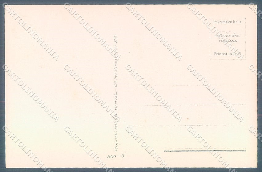 Artist Signed Bompard Lady Romantic Couple serie 960-3 postcard HR3473 – retro