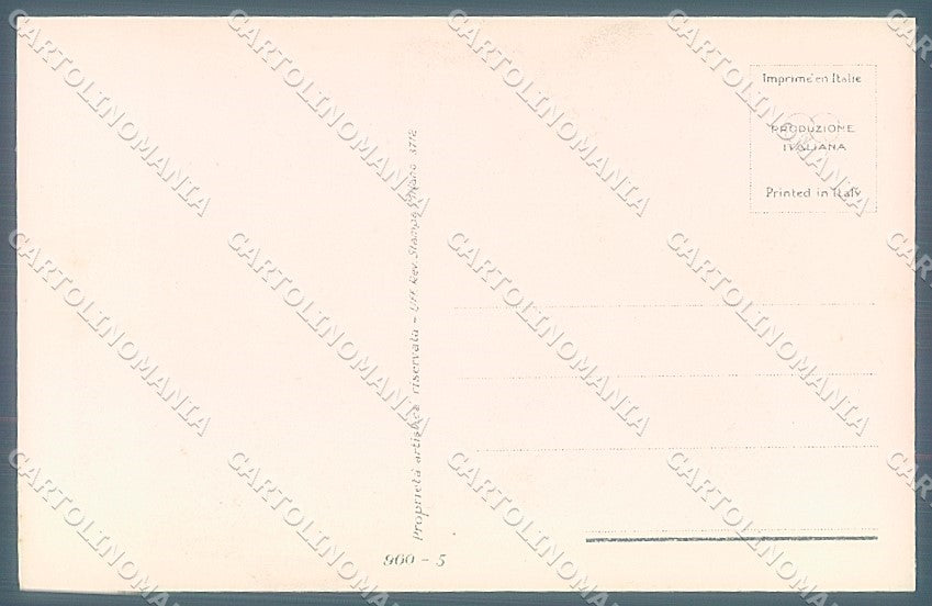 Artist Signed Bompard Lady Romantic Couple serie 960-5 postcard HR3475 – retro