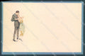 Artist Signed Bompard Lady Romantic Couple serie 535-3 postcard HR3495 – fronte