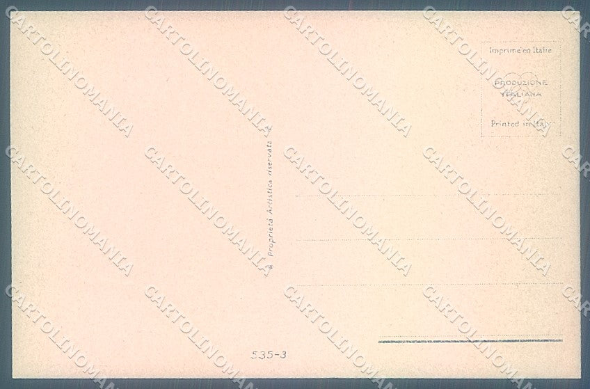 Artist Signed Bompard Lady Romantic Couple serie 535-3 postcard HR3495 – retro