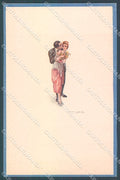 Artist Signed Bompard Lady Romantic Couple serie 535-1 postcard HR3497 – fronte
