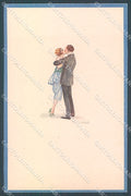 Artist Signed Bompard Lady Romantic Couple serie 535-4 postcard HR3500 – fronte