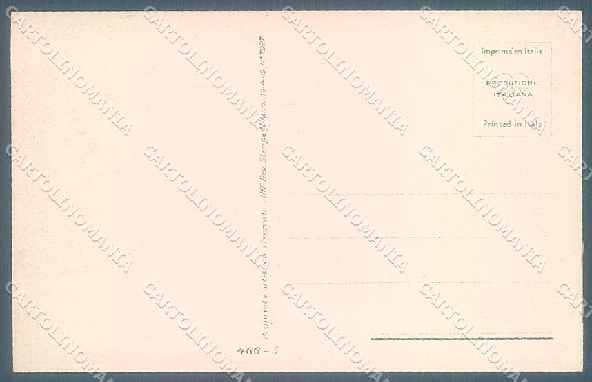 Artist Signed Bompard Lady Hairstyle serie 466-5 postcard HR3521 – retro
