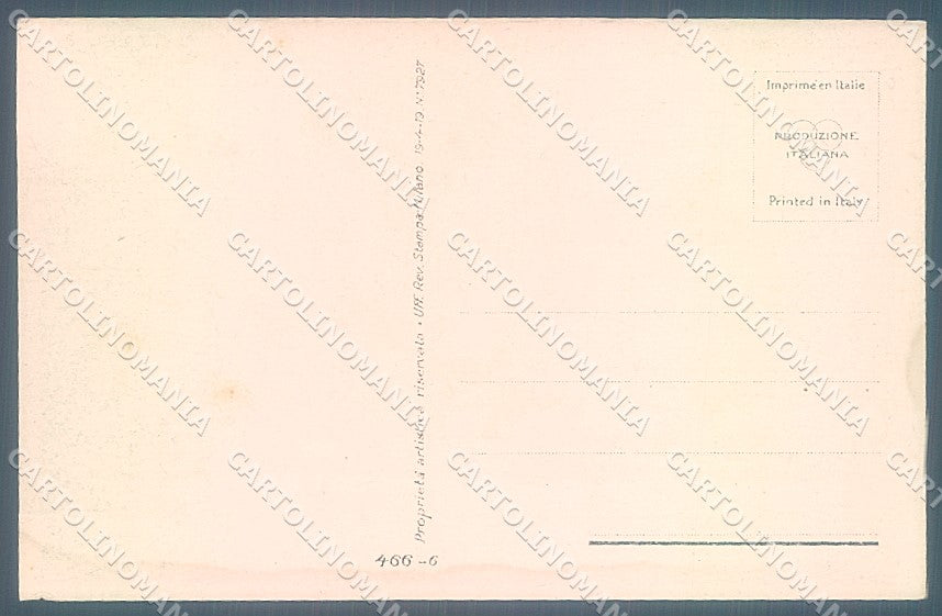 Artist Signed Bompard Lady Hairstyle TRACES OF DAMP serie 466-6 postcard HR3522 – retro