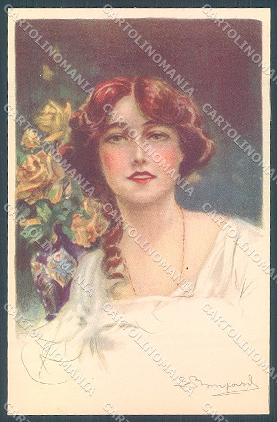Artist Signed Bompard Glamour Fashion Lady Jewel serie 967-5 pc HR3557 – fronte