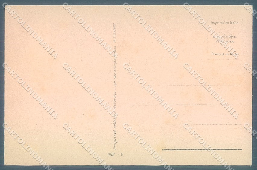 Artist Signed Bompard Lady Romantic Couple serie 988-6 postcard HR3564 – retro