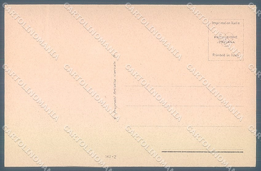 Artist Signed Bompard Lady Romantic Couple Kissing serie 562-2 postcard HR3566 – retro