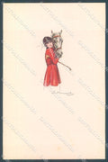 Artist Signed Bompard Sidesaddle Lady Horse CORNER CREASE serie 556M-4 pc HR3588 – fronte