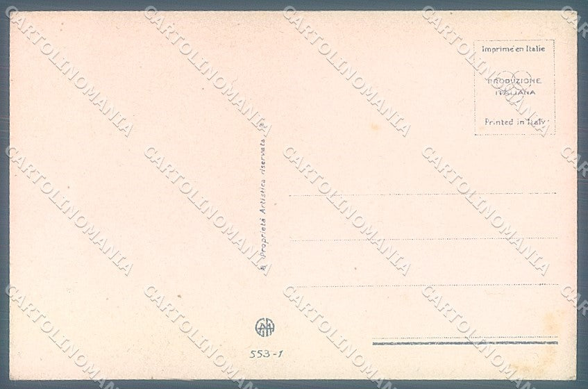 Artist Signed Bompard Glamour Fashion Lady Mailbox serie 553-1 postcard HR3597 – retro