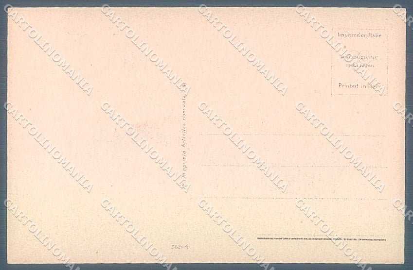 Artist Signed Bompard Lady Romantic Couple Kissing serie 562-4 postcard HR3601 – retro