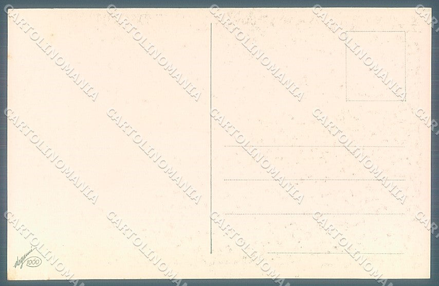 Artist Signed Busi Glamour Fashion Lady Degami 1000 postcard HR3613 – retro