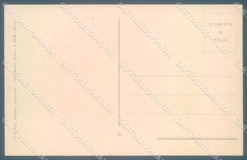 Artist Signed Busi Lady Romantic Couple Kissing serie 124  postcard HR3628 – retro