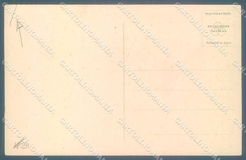 Artist Signed Busi Pierrot Child Girl CORNER CREASED Degami 3014 postcard HR3630 – retro
