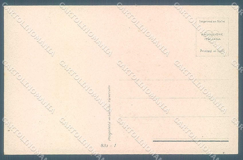 Artist Signed Guerzoni Lady Romantic Couple serie 831-1 postcard HR3639 – retro