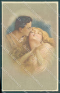 Artist Signed Guerzoni Lady Romantic Couple serie 831-4 postcard HR3642 – fronte