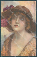 Artist Signed Spotti Lady Actress Lyda Borelli serie 110-4 postcard HR3680 – fronte