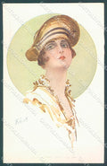 Artist Signed Pickuik Glamour Fashion Lady serie 4094 postcard HR3683 – fronte