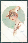 Artist Signed Pickuik Glamour Fashion Lady serie 4094 postcard HR3684 – fronte